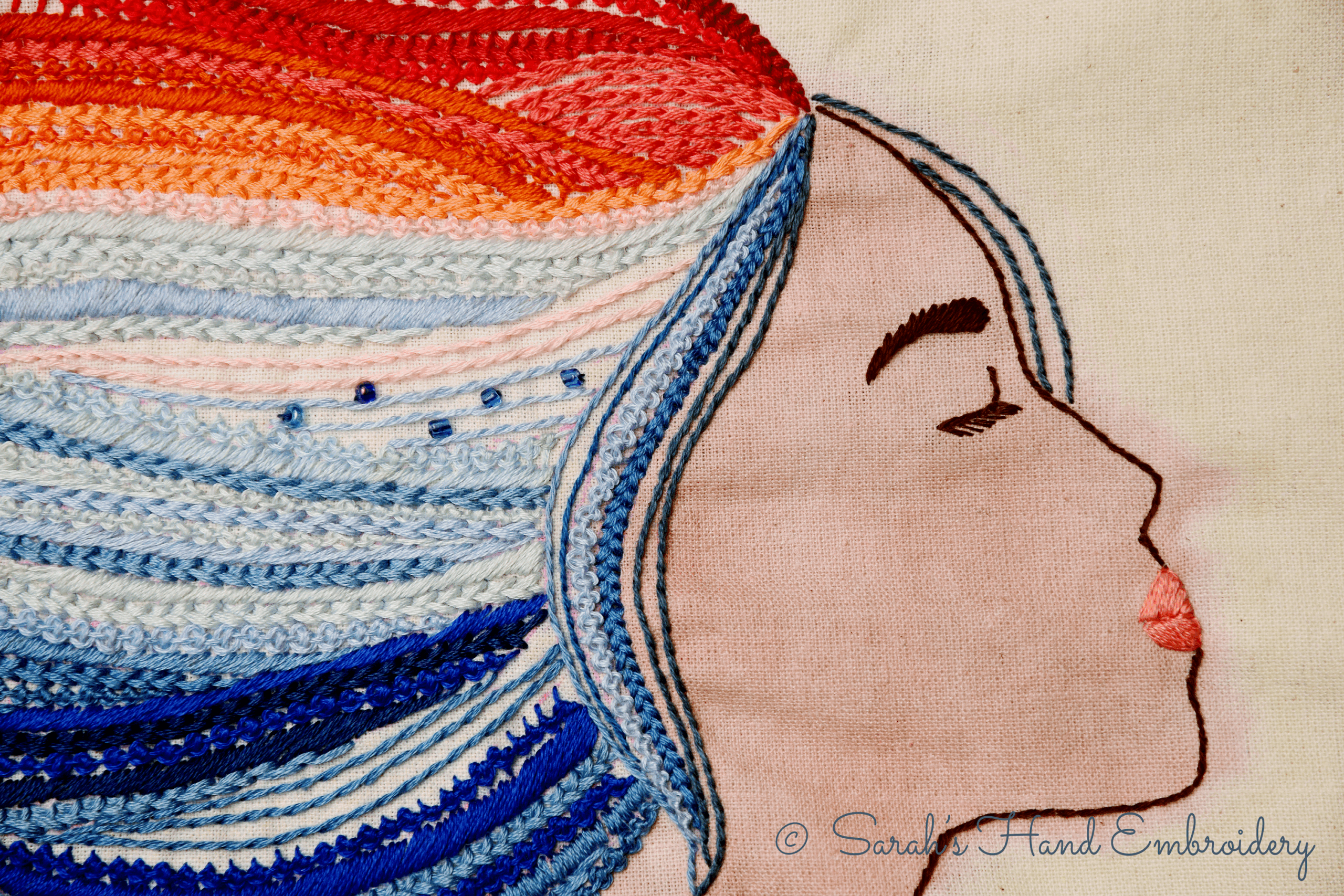 Climate Art Climate Stripes Hair