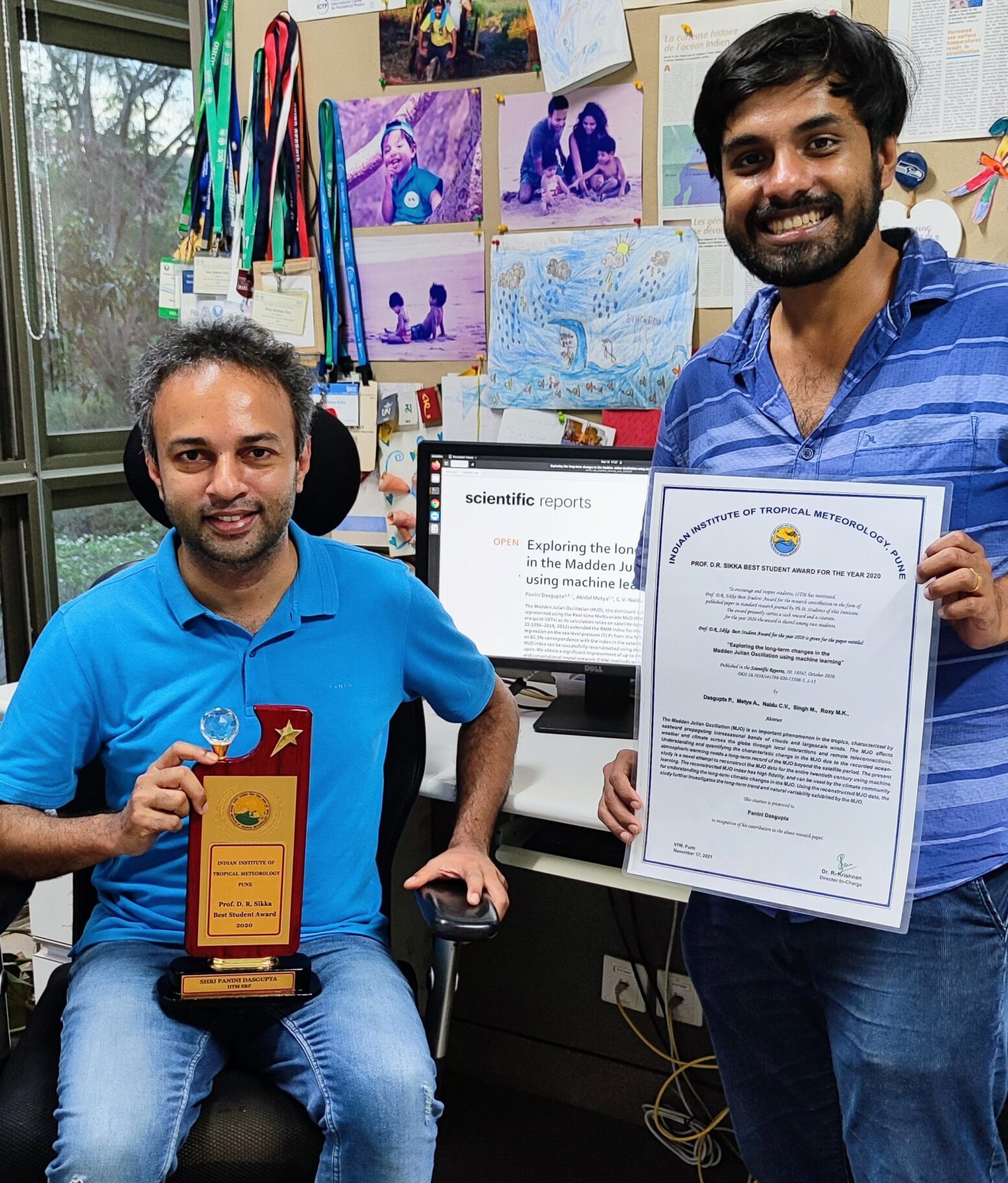 Panini receives the IITM D.R. Sikka Best PhD Award 2020
