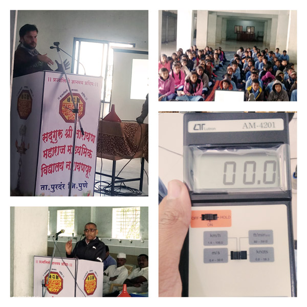 Vineet and team visits school