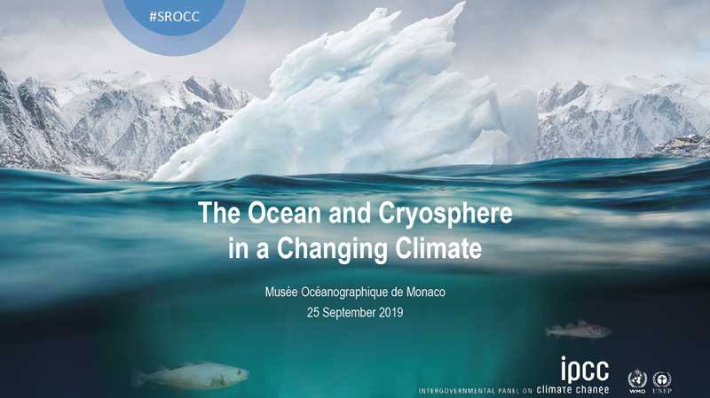 IPCC SROCC Special Report on Ocean and Cryosphere in a Changing Climate