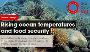 Indian Ocean warming reduces marine life