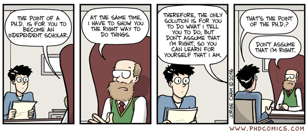 PhDComics Independent Research